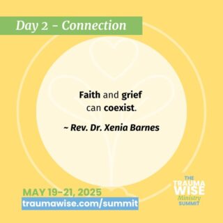 "Faith and grief can coexist."

Let this truth from Rev. Dr. Xenia Barnes comfort your soul.

🕊️ Day 2 – From Grace to Triumph at the TraumaWise Ministry Summit (May 19-21)

Register: traumawise.com or link in bio

#TraumaWiseSummit #TraumaWiseMinistry #GodIsPresent