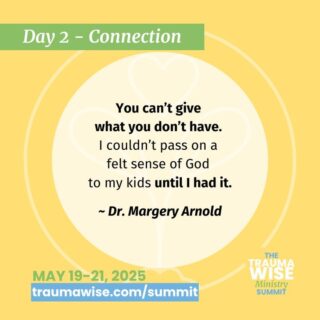 "You can’t give what you don’t have. I couldn’t pass on a felt sense of God to my kids until I had it."

You can’t pour from an empty cup.

Margery’s words are a wake-up call for people who care.

The TraumaWise Ministry Summit - May 19-21, 2025 - Get your free ticket at link in bio or: https://traumawise.com/summits/ministry-2025-home/registration/

#TraumaWiseMinistry #TraumaWiseSummit #connection