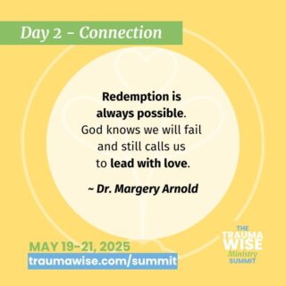"Redemption is always possible. God knows we will fail and still calls us to lead with love."

Redemption.
Grace.
Love.

It’s never too late.

The TraumaWise Ministry Summit - May 19-21, 2025 - Get your free ticket at: https://traumawise.com/summits/ministry-2025-home/registration/ 💖

#LeadWithLove #RedemptionStories #traumawisesummit #traumawiseministry