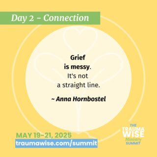 "Grief is messy. It's not a straight line."

Grief isn’t linear.
And it isn’t wrong.
Let it be messy.
Let it be yours.

🕊️ Register free: link in bio or at traumawise.com

 #MessyHealing #GriefJourney #FaithAndFeelings #TraumaWiseMinistry #traumawisesummit