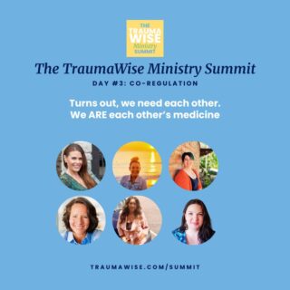✨ “We are each other’s medicine.”

Day 3 of the TraumaWise Ministry Summit is all about co-regulation—what it means to heal in community, not isolation.
These conversations will help you lead from presence, embody care, and create emotionally safe spaces in your ministry.

🕊️ Register free: link in bio or visit traumawise.com

#TraumaWise #CoRegulation #MinistryHealing #FaithAndNeuroscience #SacredPresence #EmbodiedMinistry #HealingTogether