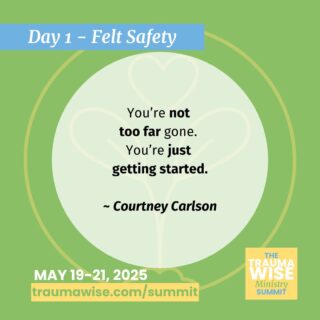 "You’re not too far gone. You’re just getting started."

If you’re still here, there’s still a purpose. 💪

Courtney Carlson shares a powerful reminder of hope and healing at the TraumaWise Ministry Summit (May 19–21).

🕊️ Register free: link in bio or at traumawise.com

#NeverTooLate #StartAgain #HopeInHealing
