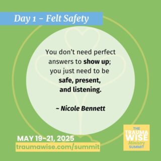 "You don’t need perfect answers to show up—you just need to be safe, present, and listening."

Show up safe.
Show up present.
Show up listening.

Nicole Bennett shares powerful tools for ministry rooted in compassion and humility.

✨ Register free in bio or traumawise.com

#FaithLeaders #ListeningMinistry #MinistryTools #TraumaWiseSummit